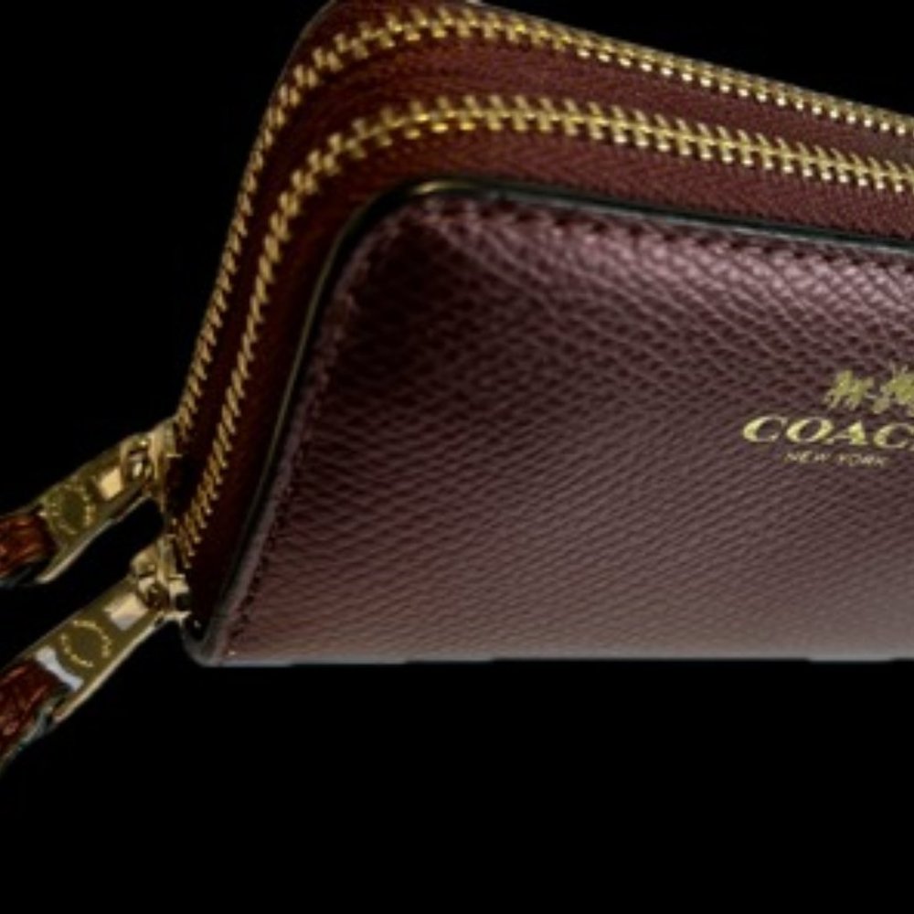 COACH WALLET SMALL DOUBLE ZIPPER